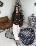 Lucien Angora Heart Knit
