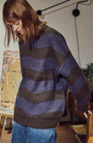 Wave Brush Stripe Sweater