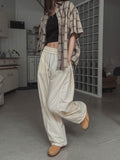 Blend stitch balloon banding pants