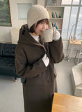 Noriko Hood Quilting Long Coat