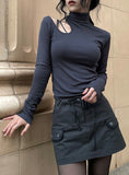 pocket tight cargo skirt