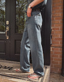 Terne semi wide denim pants