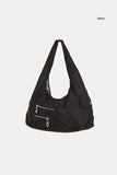 Strange shape pocket shoulder bag