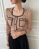 Danish Color Matching Puff Knit