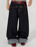 ROLL-UP WIDE DENIM