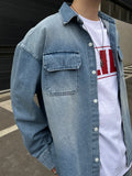 Sand Washed Denim Shirt