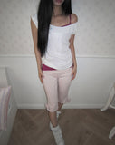 Elto Ribbon Capri Pants