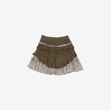 Liman frill belt skirt