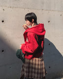 Collings Printed Crop Hoodie