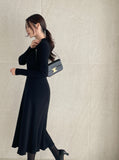Mender Flare Knit Long One Piece