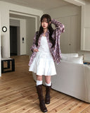 Sweetie Western Pocket Checkered Shirt