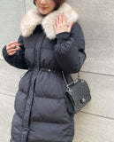 Zecker Eco Fur Big Collar Long Padding