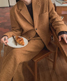 Linnies Boucle Wide Leg Slacks