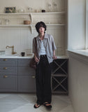 Vibe pin tuck short sleeve jacket