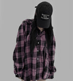 Gizen Hood Check Shirt