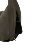 HALF MOON PADDED HOBO BAG