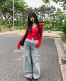 Becky Rough Damaged Denim Pants