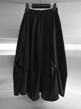 Tura Pintuck Long Skirt