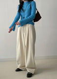 [unisex/FW] Adjust One-Tuck Wool Wide Slacks
