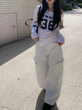 [Belt SET] Trum Big Pocket Cargo Wide Pants