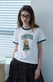 Forevernie CROP Ringer Tee