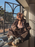 Dove Snap Two-Way Hooded Zip-Up