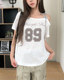 Move Layered One-Shoulder Short Sleeve