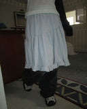 Harn Jacquard Diagonal Shirring Midi Skirt