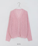 Moata Summer V-neck Net Knit Cardigan