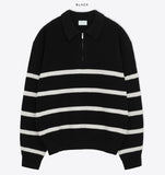 Washable Dangara Half Zip Up Collar Knit