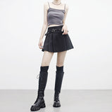 encode double belt skirt