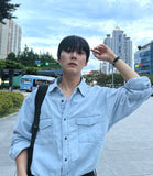 Light blue shirt