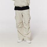 Wide Cargo Parachute Pants