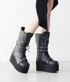 Devil Buckle Ultra Light Platform Boot Walker