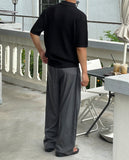 Venue Nylon Wide Banding Pants