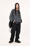 Relaxed stripe long sleeve