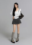 Scatter Pleated Skirt