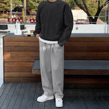 Naru brushed one-tuck sweatpants