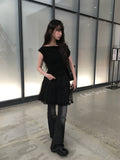[Pelvic Pad] Pet Washing High Waist Denim Bootcut Pants