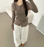 Mesh Sleeveless Bustier Long Sleeve Cardigan Set Knit