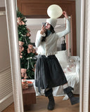 Vien Frill Knit Cardigan