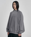 Raglan High Neck Arch Logo Sweatshirt