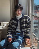 Camille Multi-Stripe Round Cardigan