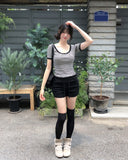 Week Banding Cotton Shorts
