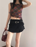 Lighty Cotton Span Mini Skirt