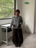 [unisex] Kelper Embroidered Cotton Balloon Wide Pants