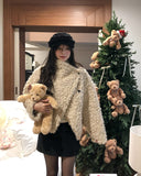 Hazel Fluffy Unbalanced Crop Mustang