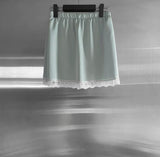 Seve Lace Satin Skirt