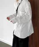 Bohemian pleated shirt