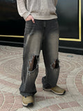 Vintage Destroyed Sand Denim